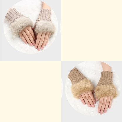 💕KOOP 1 KRIJG 1 GRATIS🔥 Fuzzy Zacht Gebreide Warme Vingerloze Handschoenen