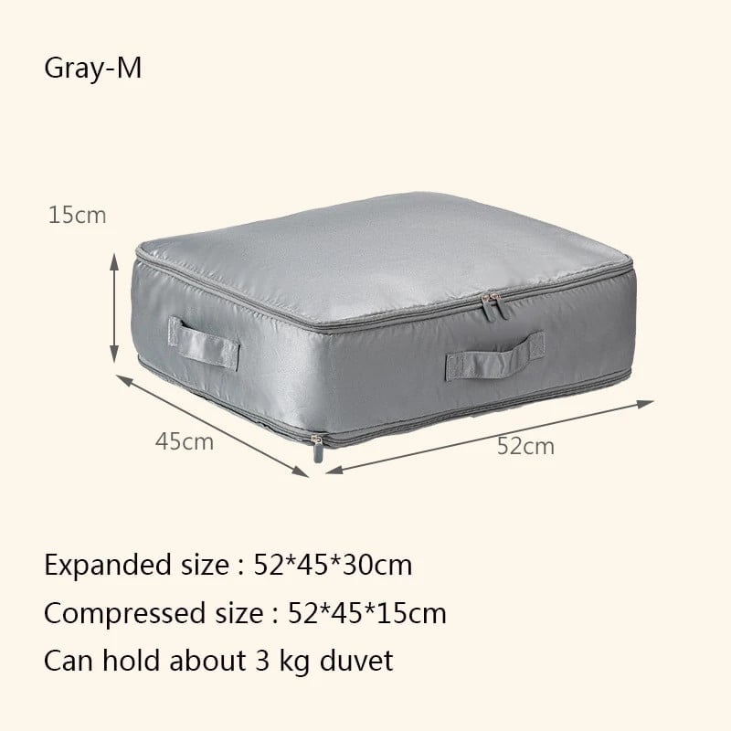 Compressiedekbed opbergtas met grote capaciteit