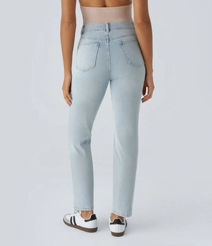Lotte | Elastische en comfortabele broek met hoge taille