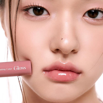 Glanzende lipgloss volledige kleur