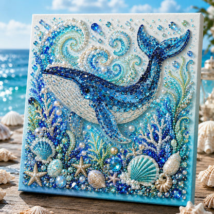 🌊✨ DIY-set ‘Parelkunst met oceaanthema’ – Ontspannend knutselproject om prachtige kunstwerken met een kustthema te maken