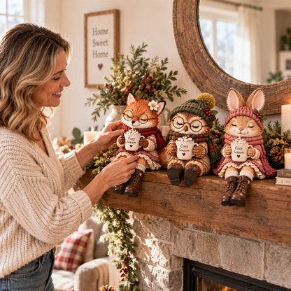 🦉✨ Magische Kerst Dieren – Klein, Lief & Gezellig!
