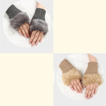 💕KOOP 1 KRIJG 1 GRATIS🔥 Fuzzy Zacht Gebreide Warme Vingerloze Handschoenen