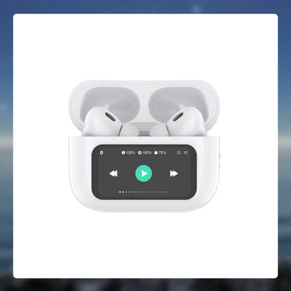 In-ear Bluetooth-oortelefoon met schermweergave