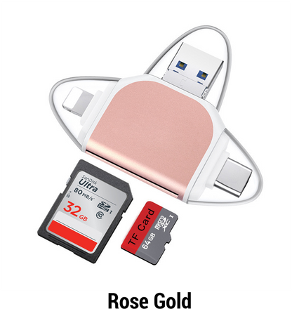 4-in-1 multifunctionele kaartlezer