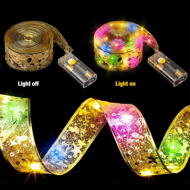 🌟🎄 LED Kerstslinger met Dubbelzijdige Kerstprints – Flexibel & Sfeervol 💫
