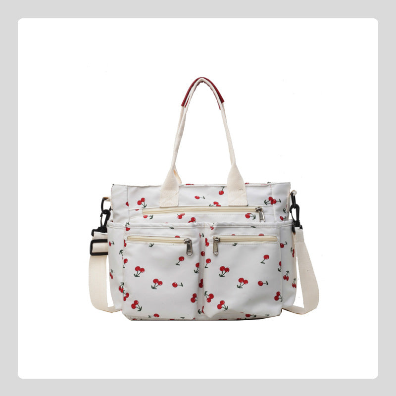🍒Draagtas met kersenprint