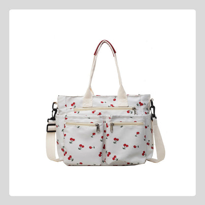 🍒Draagtas met kersenprint