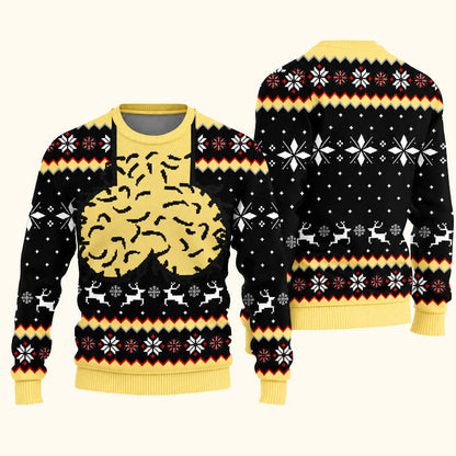🎄 3D-kersttrui in ‘ugly’-stijl | Grappige, originele feesttrui