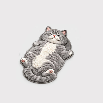 🐱🏡 Kattenvormige Deurmat – Schattige Decoratie met Absorberende Werking