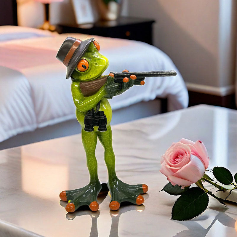 🐸🎯 Kikkerjager – Grappig figuurtje van een kikkerjager