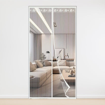 🪟🦟 Magic Mesh Summer Magnetic Mosquito Screen Door Curtain