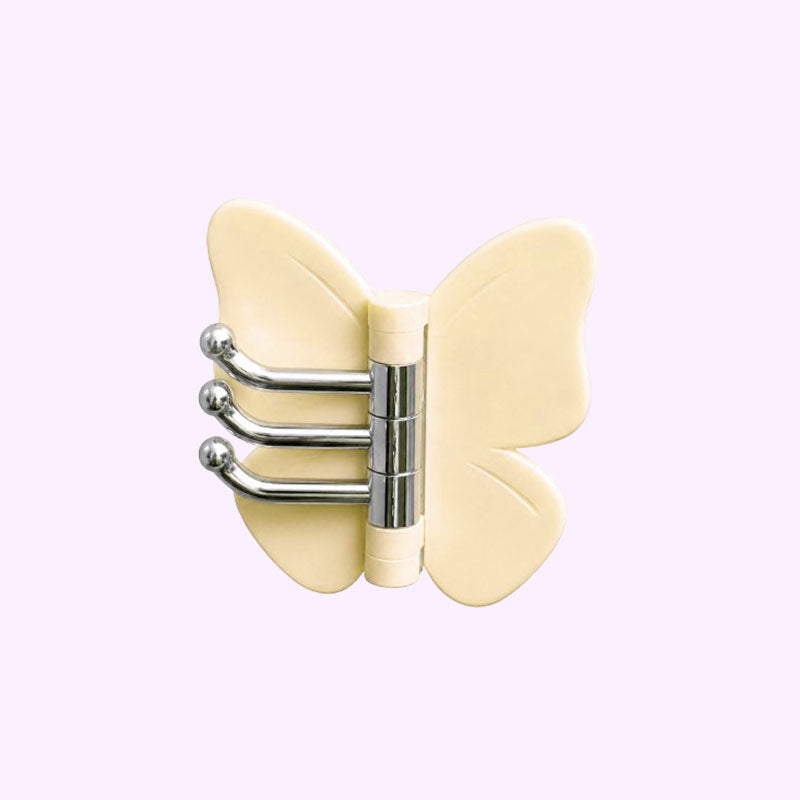 Functioneel & Schattig – Vlinder Wandhaak met 180° Rotatie 🦋✨🏡