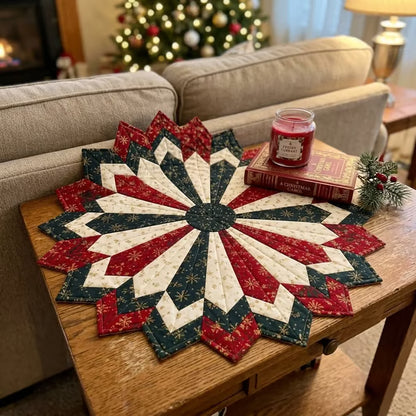 🎄🌺 Kerst Bloem Placemat – Houd Je Tafel Mooi & Droog!