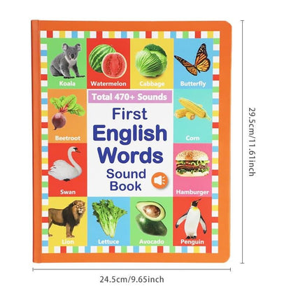 My First English Toy Sound - 470+ woorden, 21 thema's & leuke woordspelletjes! Perfect taalspeelgoed voor kinderen! 🇬🇧🔊