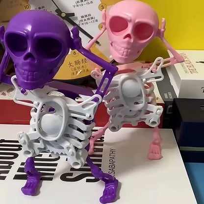 Laat Je Bureau Dansen met Schattige Skeleton Vibes! 🕺💀✨