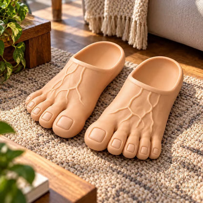 🤘Reusachtige, grappige teenslippers – Trek overal waar je loopt de aandacht en zorg meteen voor een lach!