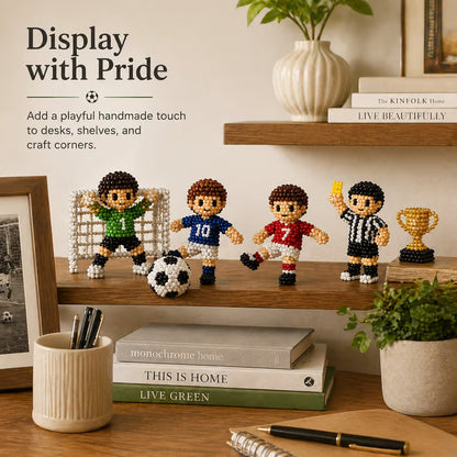 🔥Laatste dag: 50% KORTING Een Creatieve DIY Hobby Voor Echte Voetbalfans! ⚽🌈🪡