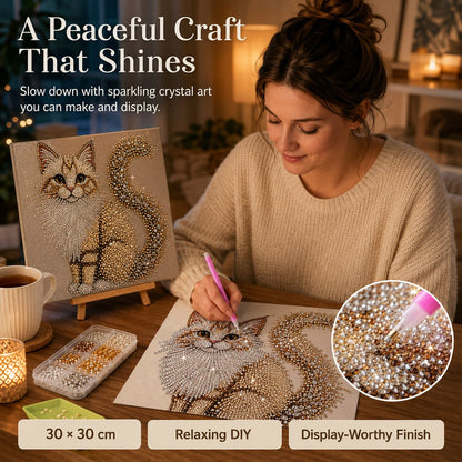 🔥2026 HOT SALE 50% KORTING – 👼✨Sparkling Crystal Diamond Art Kit For DIY Wall Decor