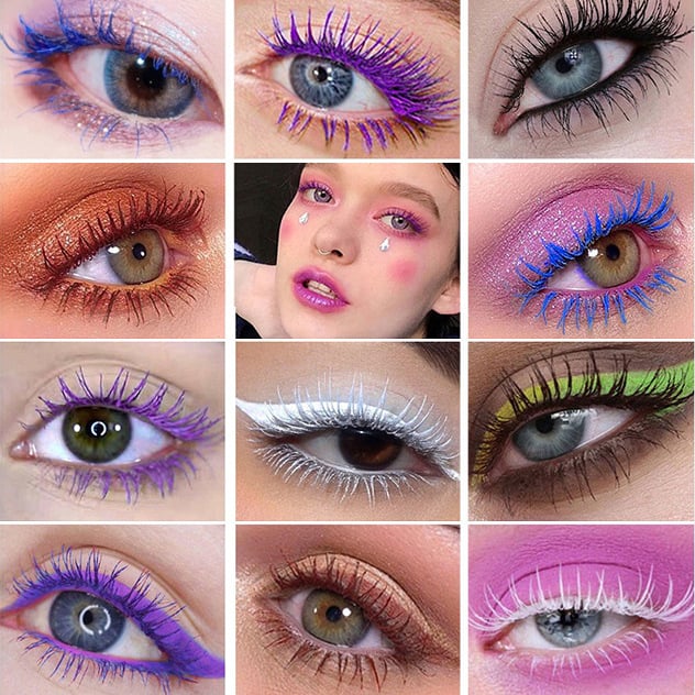 Zijdevezel mascara Wimperkleur mascara