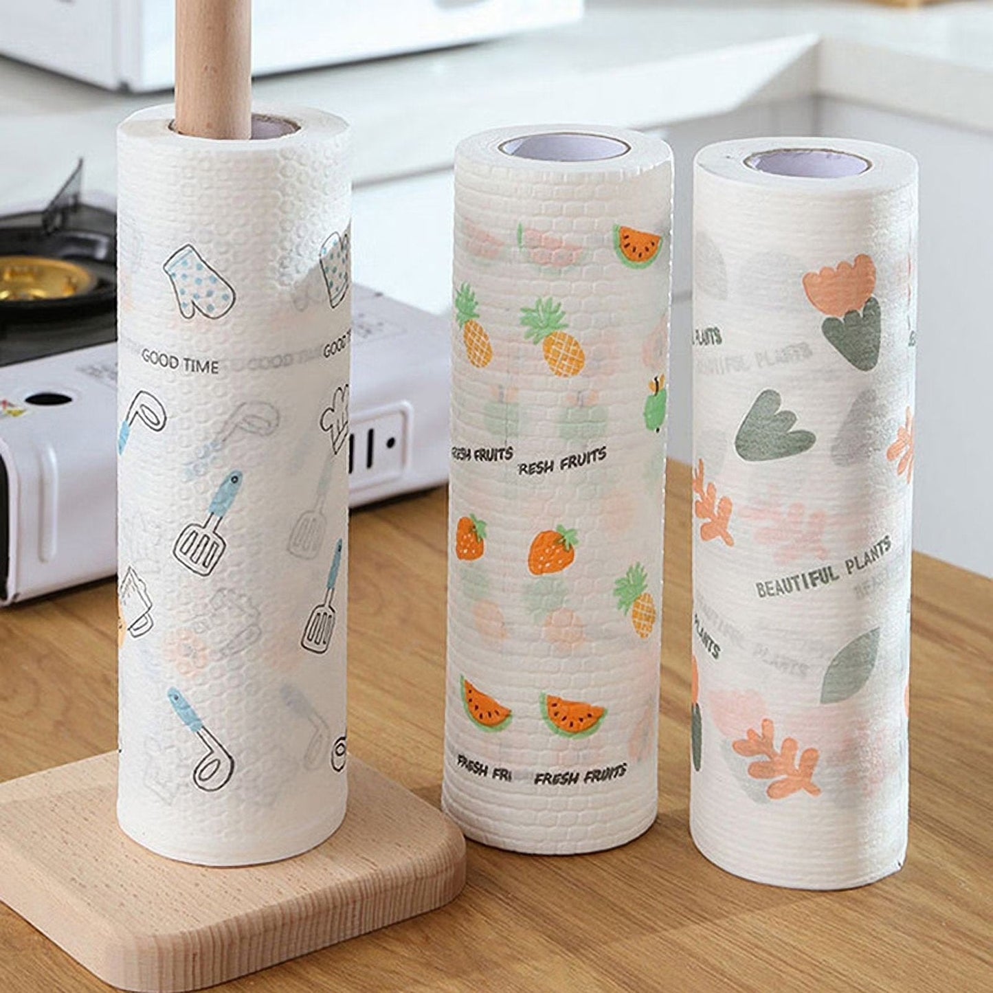 🔥 Rol met 50 stuks herbruikbare poetsdoekjes – Wassen, hergebruiken en meer schoonmaken voor minder geld 🌿