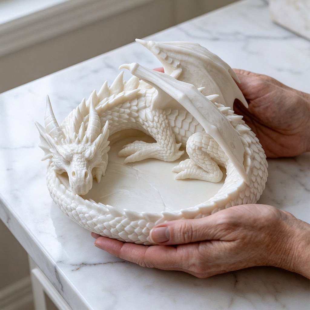 🐉Dragon Guardian 3D-geprinte opbergbak – De schat van de draak!