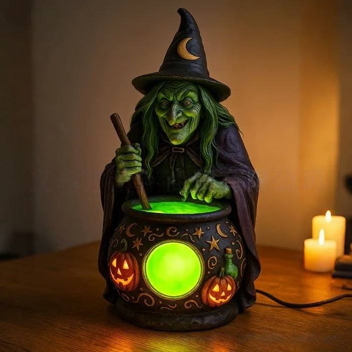 👻LED-boomverlichting met spookmotief – Gezellige Halloween-bureaudecoratie 💡