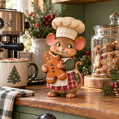 🐭🍪 Peperkoek Muis Bakker – Voeg een Vleugje Sprookjesmagie toe aan je Kerst!