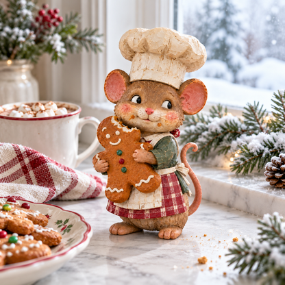 🐭🍪 Peperkoek Muis Bakker – Voeg een Vleugje Sprookjesmagie toe aan je Kerst!