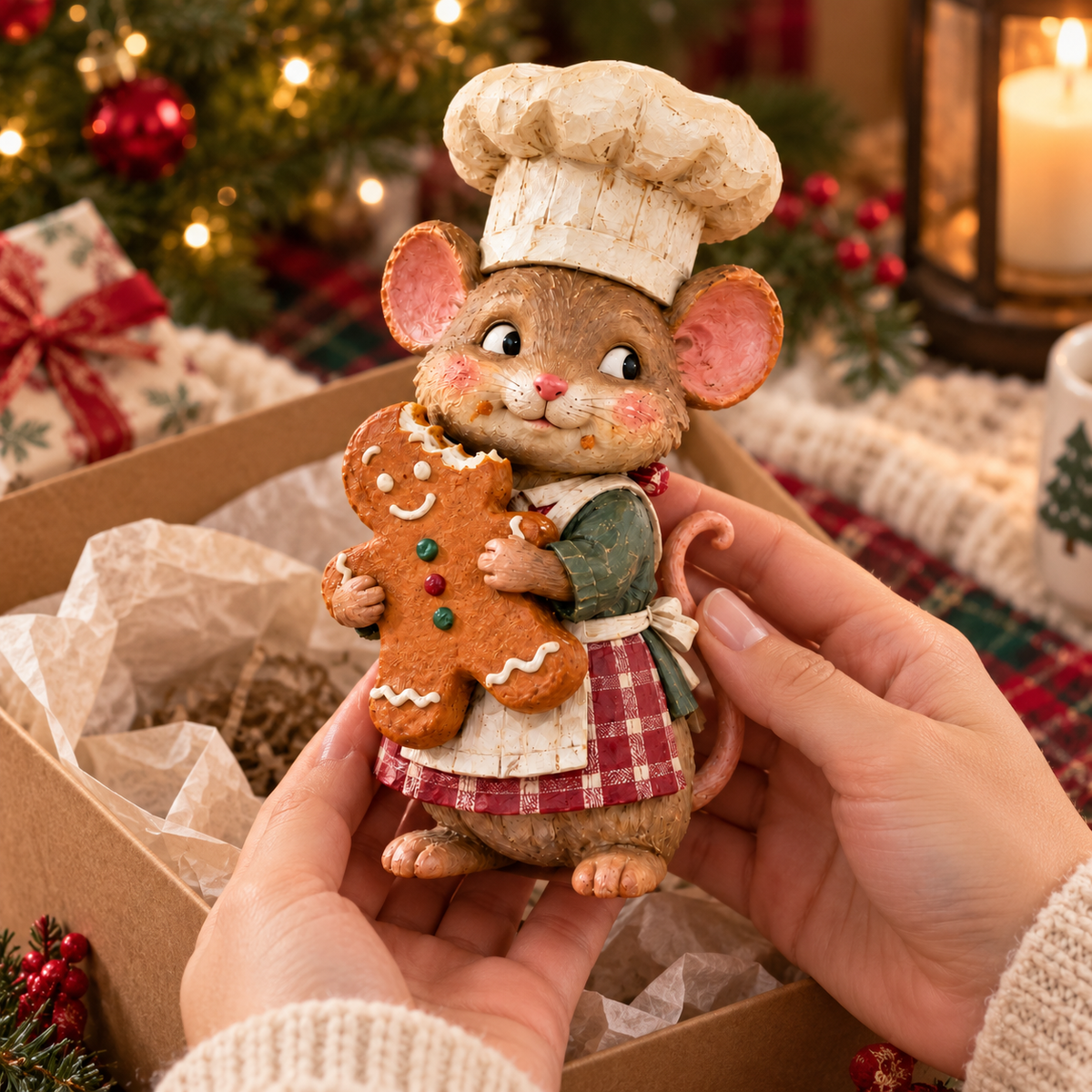 🐭🍪 Peperkoek Muis Bakker – Voeg een Vleugje Sprookjesmagie toe aan je Kerst!