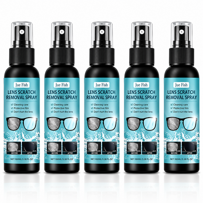 Kristalheldere Lenzen in Slechts Enkele Seconden! 👓💖✨Spray voor het herstellen van krassen op lenzen