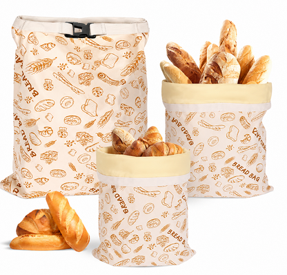 Houd Je Zuurdesembrood Langer Vers met Deze Herbruikbare Bijenwas Broodzak! 🍞🐝✨