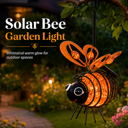 🐝Hangende bijenlamp op zonne-energie voor buiten – Het perfecte cadeau voor moeders die van planten houden, of eigenlijk voor iedereen die je een glimlach bezorgt❤️