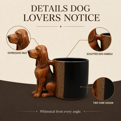 🐶☕ Handgemaakte Teckel Mok – Elke Mok Is Uniek!