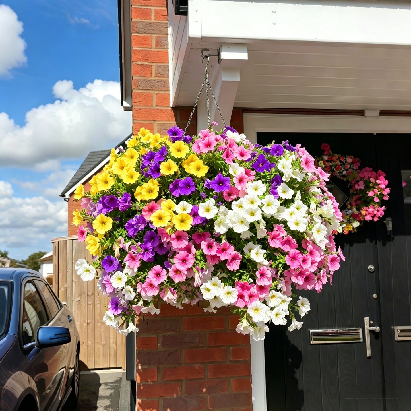 🌸 UV-Bestendige Kunst Petunia's – Altijd Kleurrijke Bloemen, Zonder Onderhoud! 🌿✨