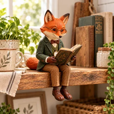 📖  Lezende vos-ornament - Het perfecte cadeau voor echte boekenliefhebbers! 🦊