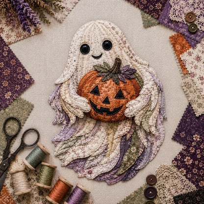 🎃🧵 Halloween Patchwork DIY Set – Maak Je Eigen Spookachtige Kunstwerk!