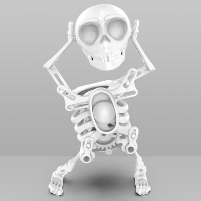 Laat Je Bureau Dansen met Schattige Skeleton Vibes! 🕺💀✨
