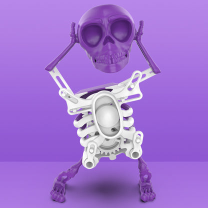 Laat Je Bureau Dansen met Schattige Skeleton Vibes! 🕺💀✨