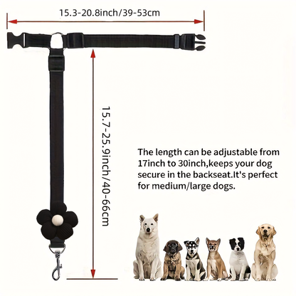 🐕🚙 Slimme 2-in-1 Hond Autogordel – Veilig Onderweg, Overal! ✨