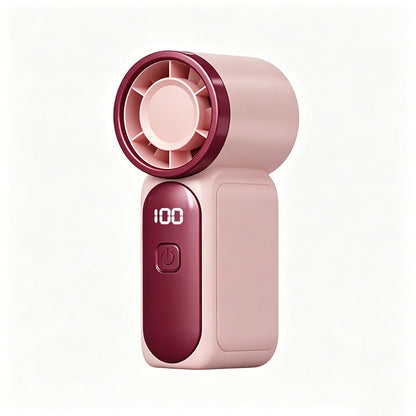 ❄️ Mini Handventilator met LED Display – Krachtige Verkoeling Altijd Binnen Handbereik 🌬️✨