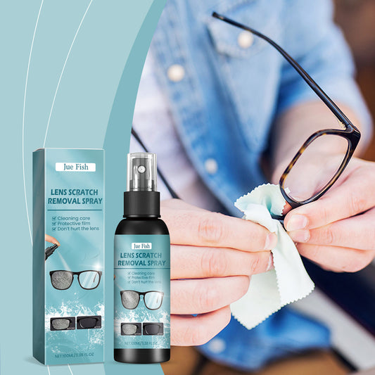 Kristalheldere Lenzen in Slechts Enkele Seconden! 👓💖✨Spray voor het herstellen van krassen op lenzen