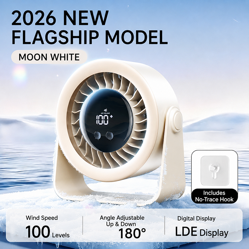 🌬️ Slimme Wandventilator – 100 Snelheden voor Altijd de Perfecte Verkoeling! ❄️✨