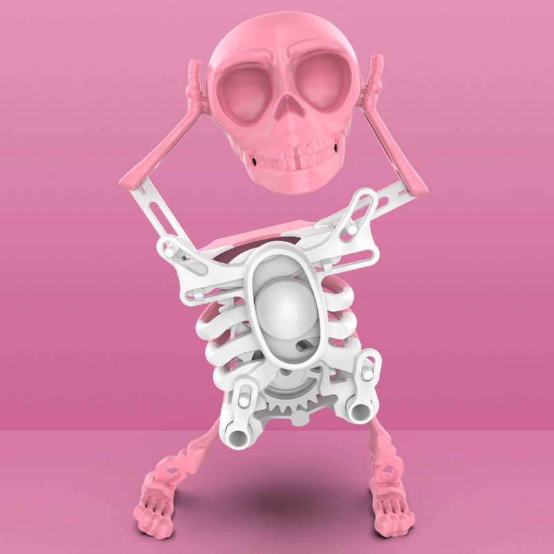 Laat Je Bureau Dansen met Schattige Skeleton Vibes! 🕺💀✨