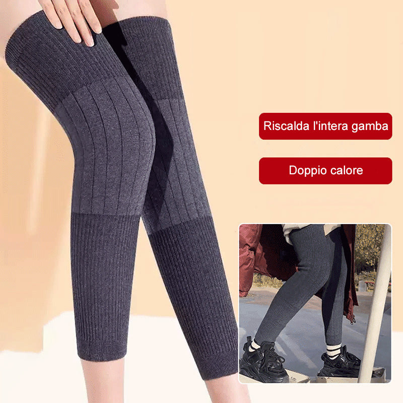 Lange, comfortabele en warme elastische kniebeschermers