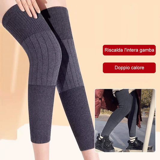 Lange, comfortabele en warme elastische kniebeschermers