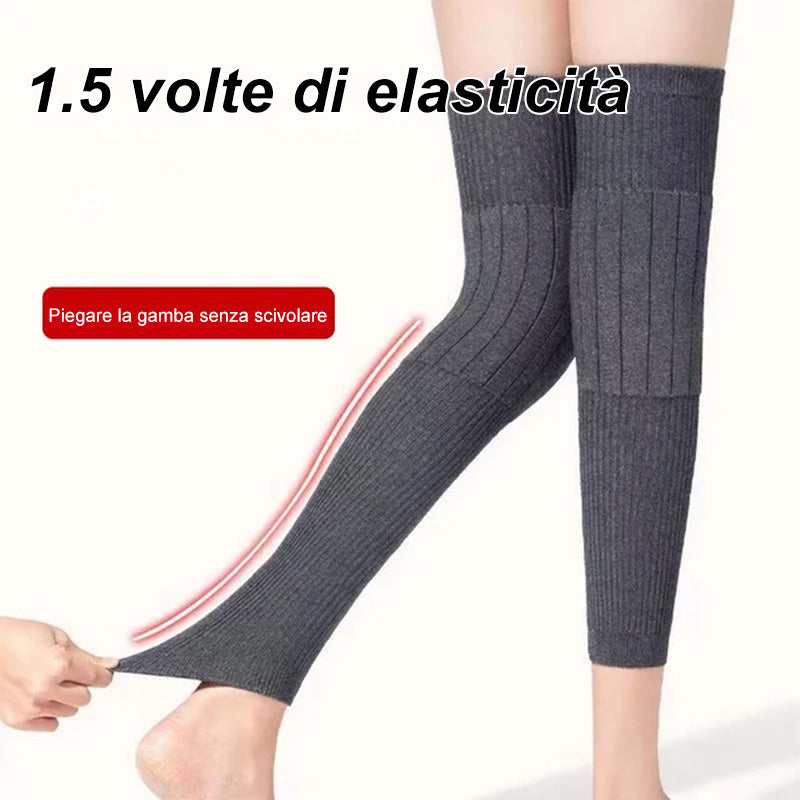 Lange, comfortabele en warme elastische kniebeschermers
