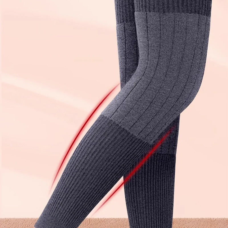 Lange, comfortabele en warme elastische kniebeschermers