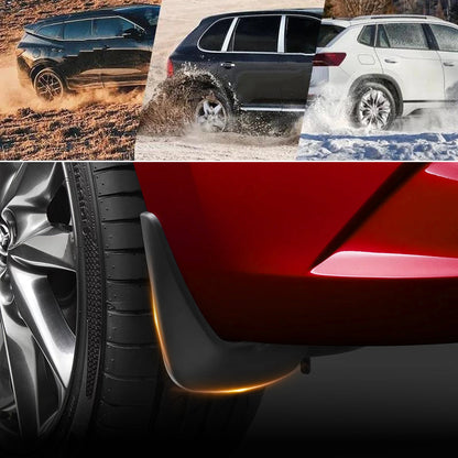 Universele spatborden voor banden, Automotive, zonder boren (4 stuks)