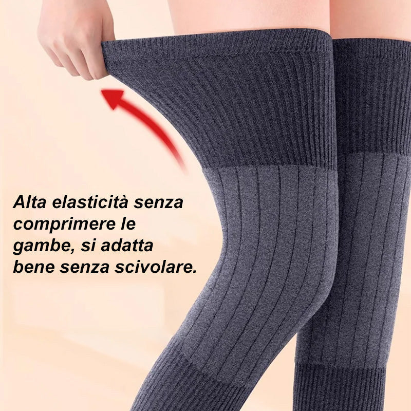 Lange, comfortabele en warme elastische kniebeschermers
